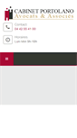 Mobile Screenshot of portolano-avocats.com